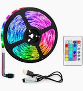CINTA LED RGB X5 MTS ENTRADA USB
